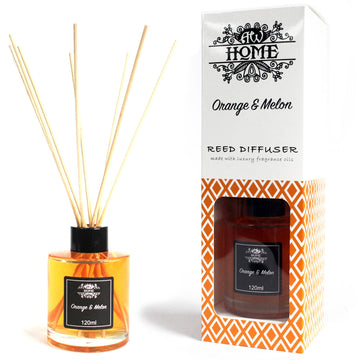 120ml Reed Diffuser - Orange & Melon - Hira Online